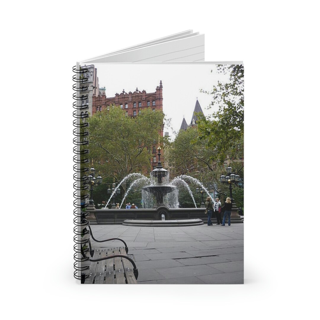 Spiral Notebook Ruled Line Jacob Wrey Mould Fountain - Etsy