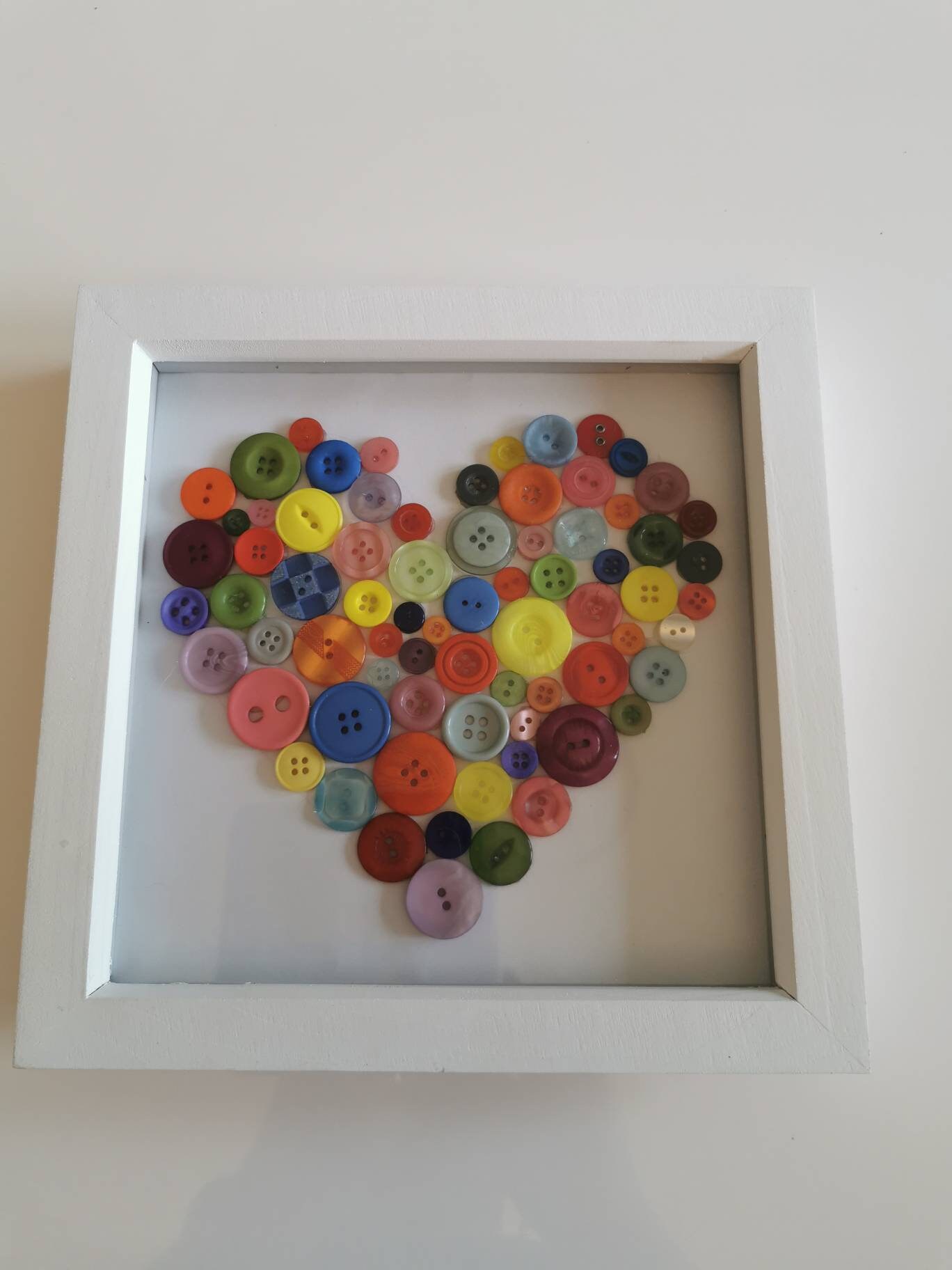Bespoke button Heart picture