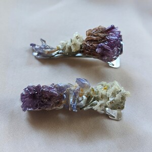 Real Flower Hair Clips