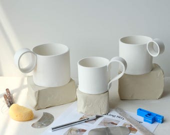 Pottery Slab Handbuilding Template Coffee Mugs Kit