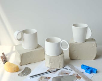 Pottery Slab Template Espresso Cups Kit | Printable Templates