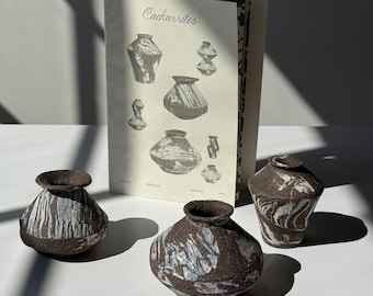 Slab Building Pottery Templates Booklet — Slab Building Vase Set, Handmade Pottery, No Wheel, Physical + PDF Download