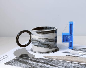 Double Espresso Mug Pottery Template | Digital Download | 4oz Mug