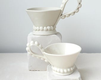 Beaded Cup Pottery Template • Printable Slab Pottery Template • Handbuilding Ceramic Pattern • PDF + Step-by-Step Video