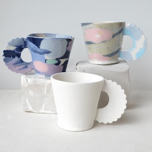 Clay Template Pattern Mug | Slab Building Pottery Template | Ceramic Patterns Download