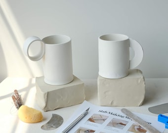 Handbuilding Pottery Ceramic Template Tall Mugs Kit