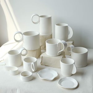 Pottery Template Mugs Bundle | Slab Building Pottery Template | Ceramic Templates PDF
