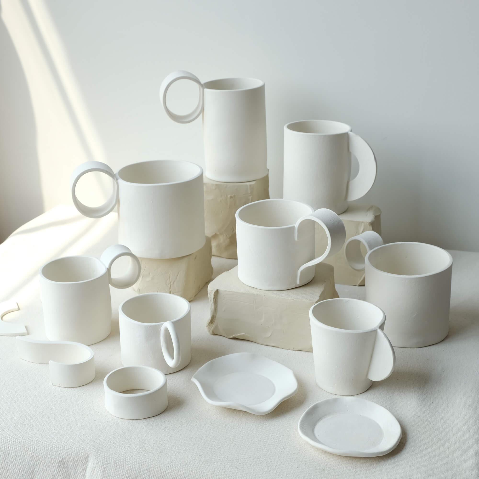Pottery Template Mugs Bundle | Slab Building Pottery Template | Ceramic Templates PDF