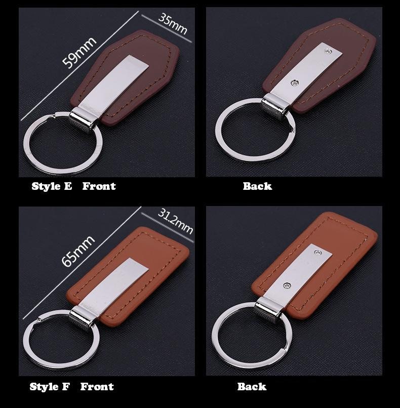 2pcs PU leather Keychains blank keychain for your customize Etsy