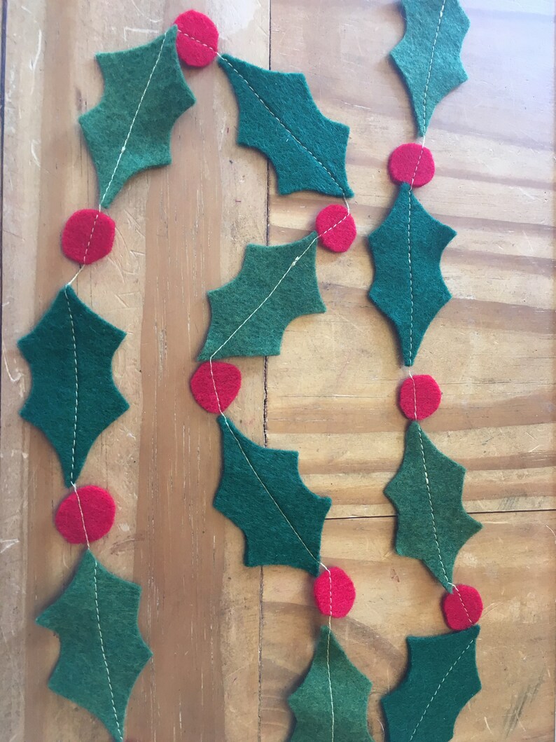 Mini Holly Garland