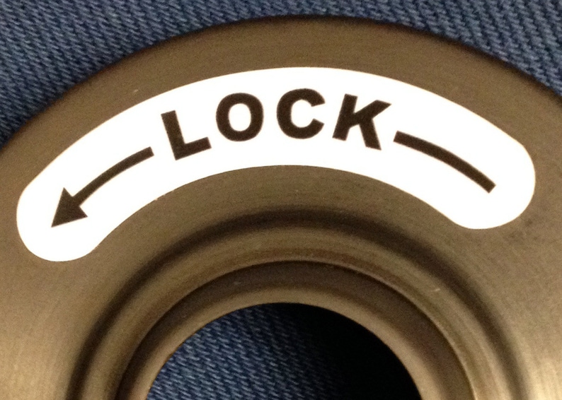 Lock/unlock Directional Stickers Individual Etsy Singapore