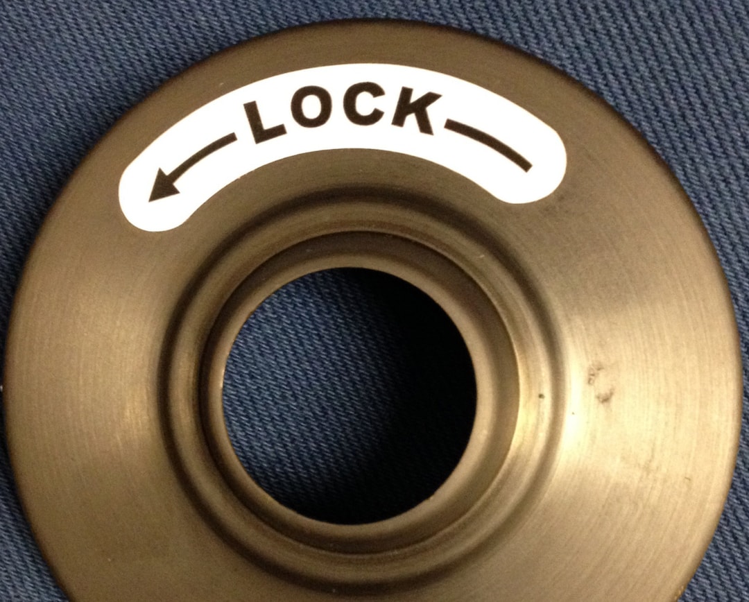 Lock/unlock Directional Stickers - Individual - Etsy