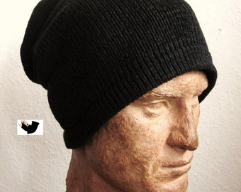 mens knit cotton hat  |  classic Beanie | TREND-cotton-100