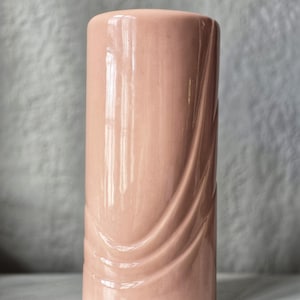 80s Art Deco Dream Vase | Haeger Pink Pottery
