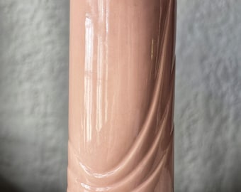 80s Art Deco Dream Vase | Haeger Pink Pottery