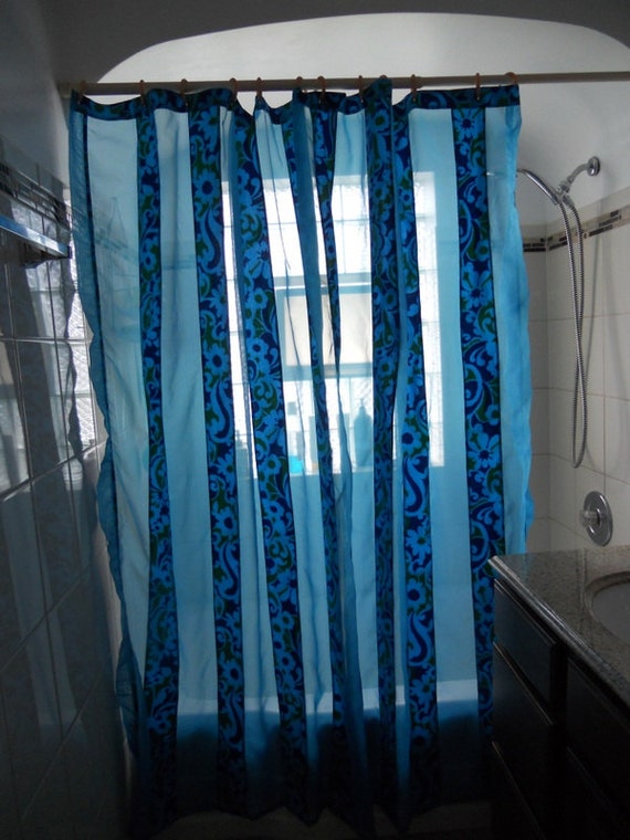 sheer shower curtain