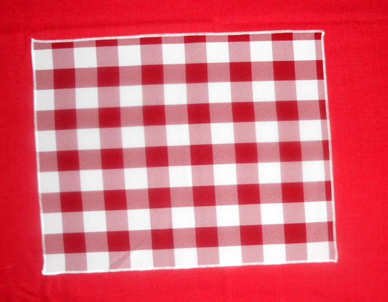 White and red napkins checkered cloth napkins 12 x 15 cloth Etsy