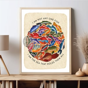 Emotions Fish Poster: Social Emotional Learning, Classroom Decor - Etsy