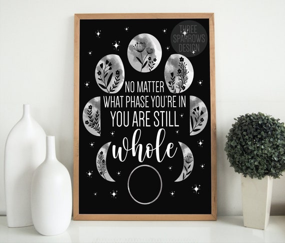 Mental Health Art Print: Healing Quote for Difficult Seasons