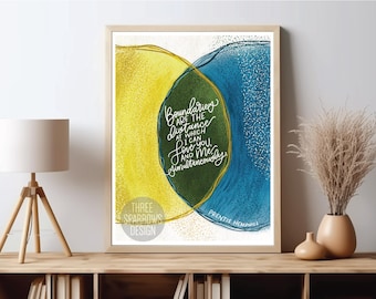 Boundaries Quote Print: Prentis Hemphill Mental Health Art