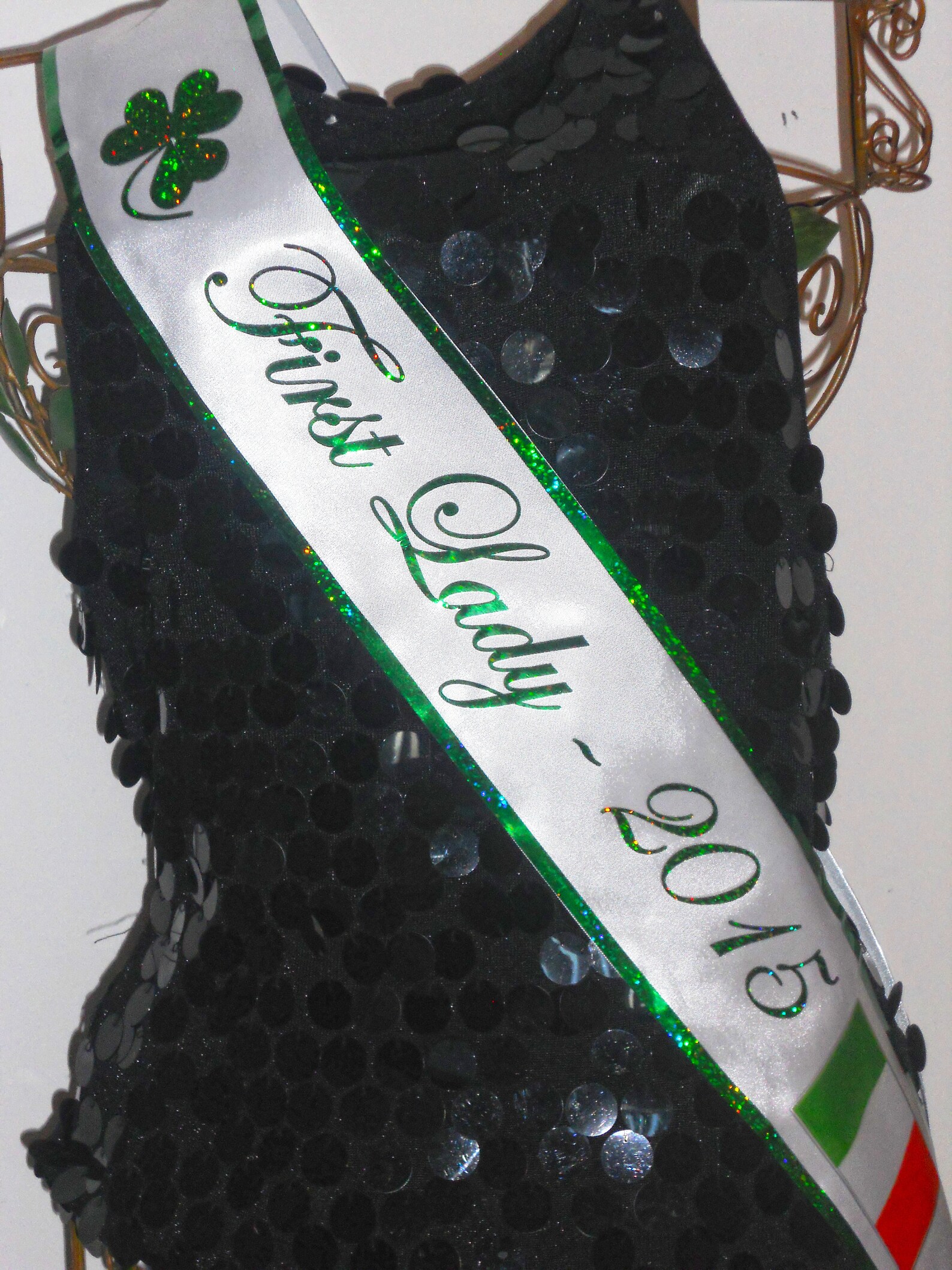 mans st patricks day sash