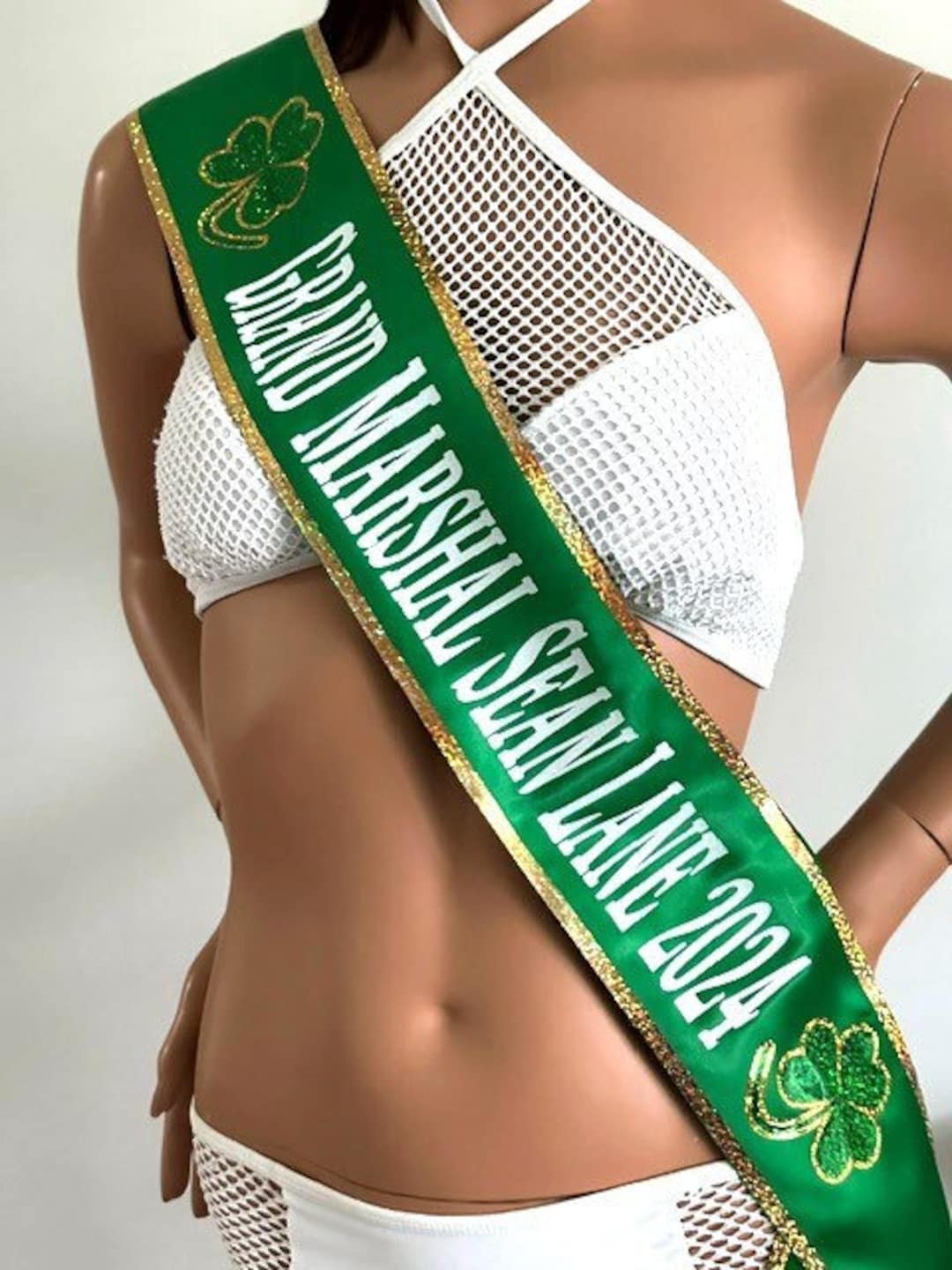 mans st patricks day sash