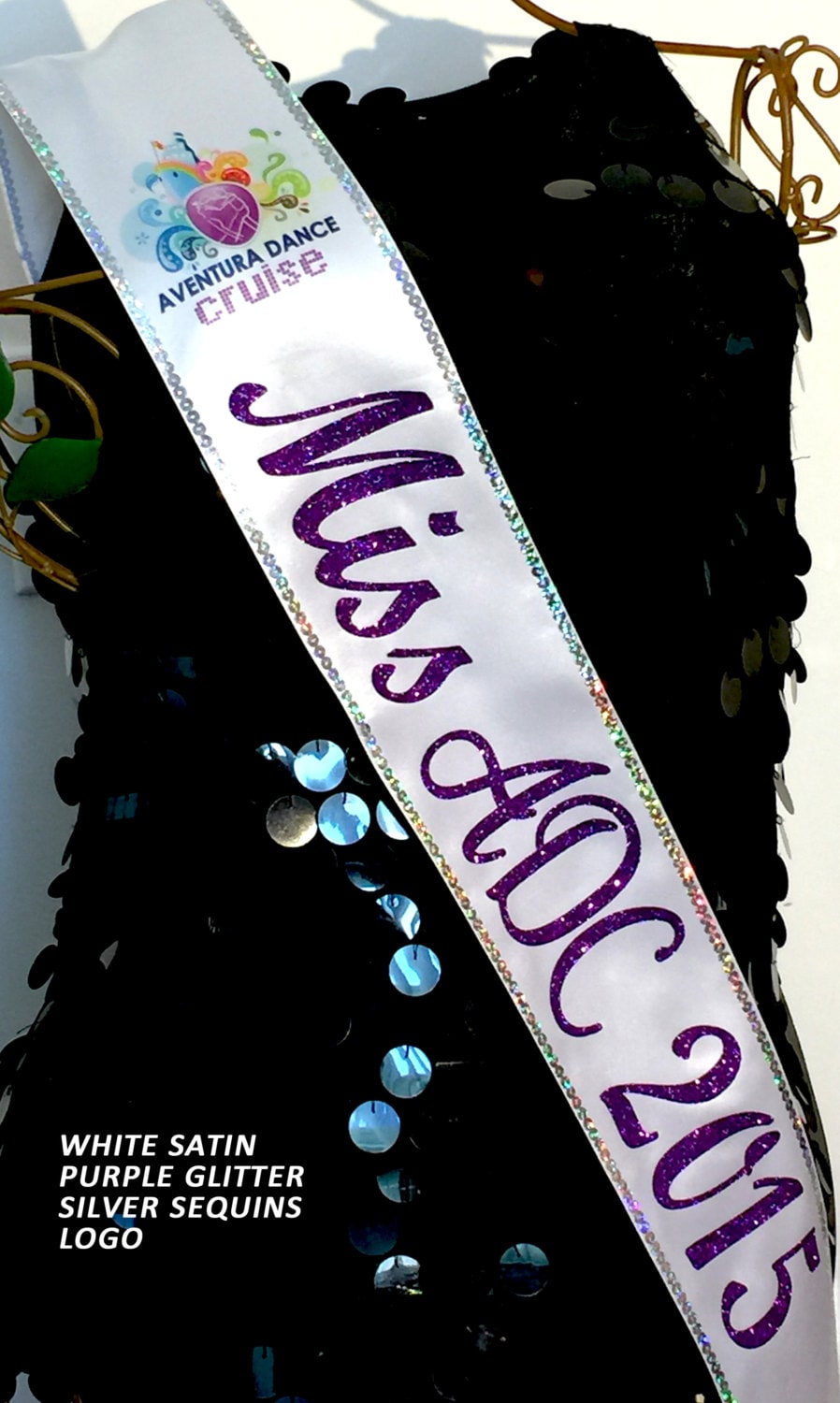 PAGEANT SASH Competition Sash Beauty Pageant Employee Of Etsy