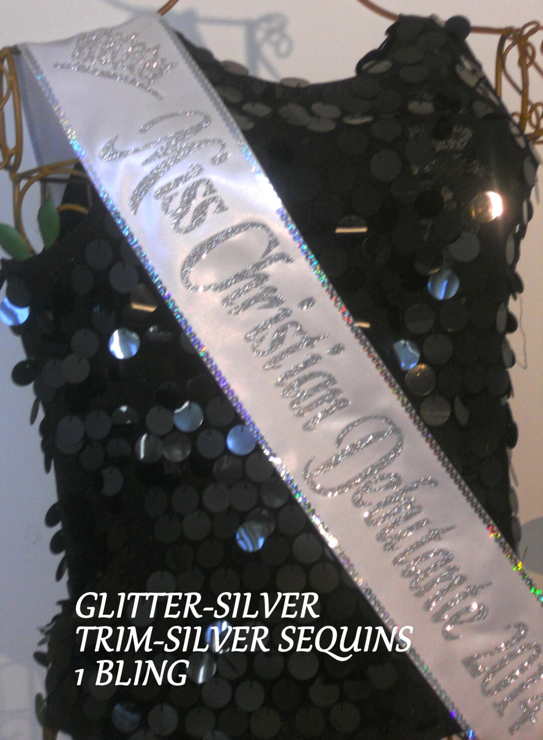 PAGEANT SASH, Debutante & Debonaire , Beauty Pageant, Employee of the  Month, Custom Sash, Glitter or Sparkling Shiny Available Sashanation 