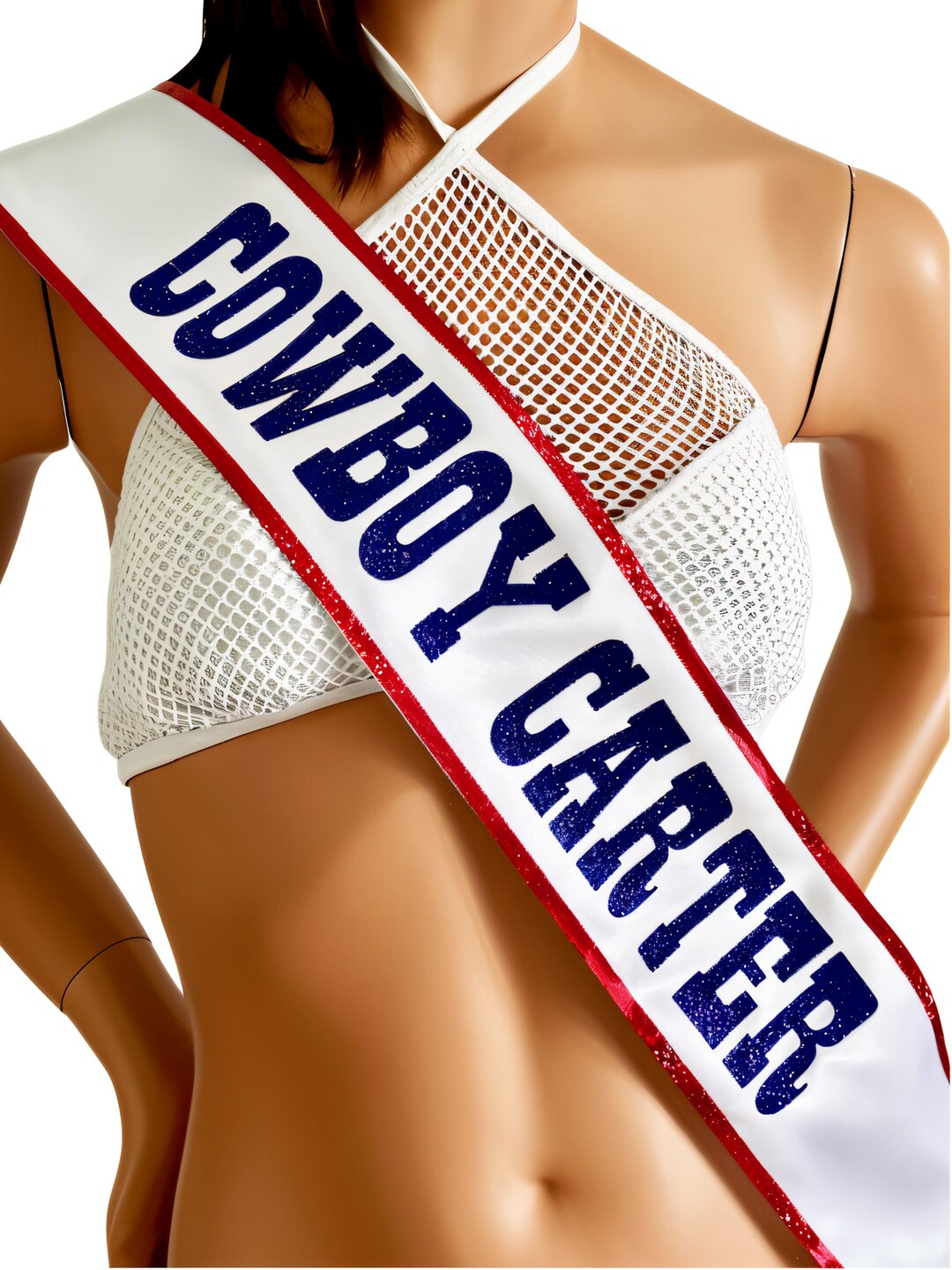 Team Braut Sash Adult White
