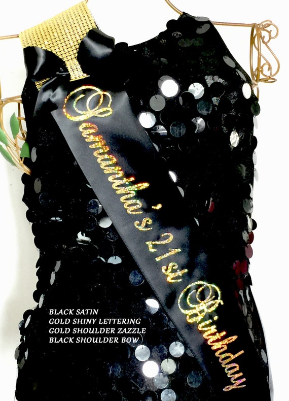 21st Birthday Sash, 25, 30, 40, 50 Birthday, Sweet 16 Sash,trim Shoulder  Zazzle BLING & BOWS Available OR Design Your Own by Sashanation -   Canada