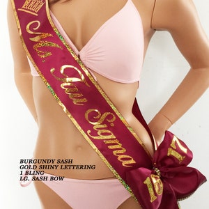 Pageant Sash, Design you own, Personalized Sash, Custom Sash, Trim, Sash bows and Bling available by Sashanation