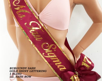 Pageant Sash, Design you own, Personalized Sash, Custom Sash, Trim, Sash bows and Bling available by Sashanation