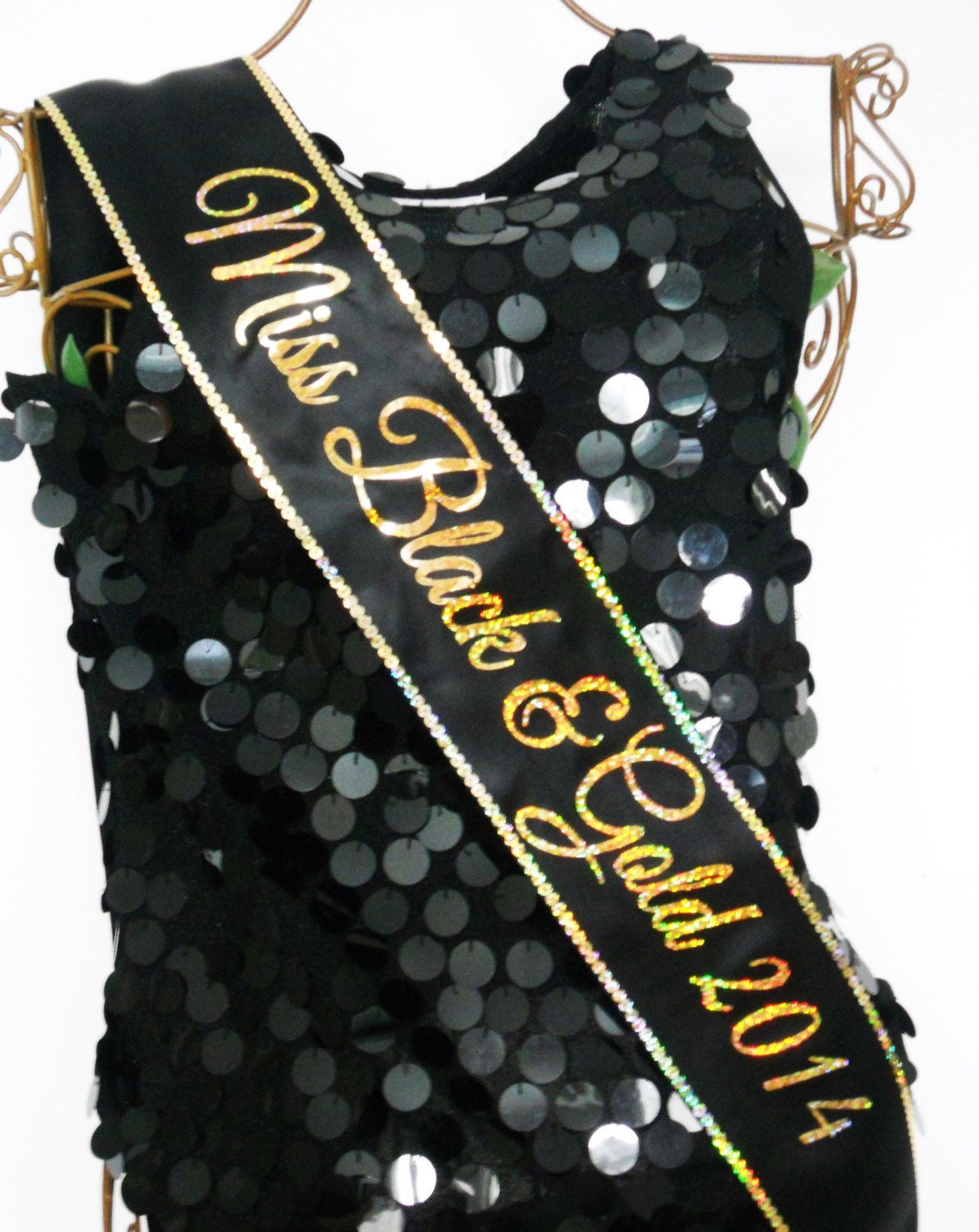 PAGEANT SASH Debutante & Debonaire Beauty Pageant Employee Etsy