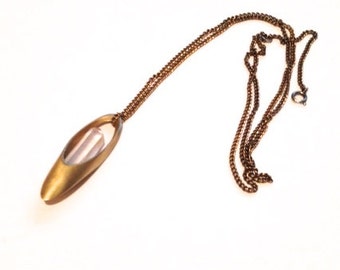 Vessel Necklace with Crystal Quartz