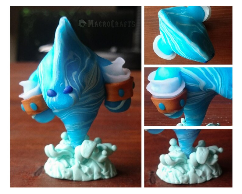Figura elemental del agua inspirado en World Of Warcraft