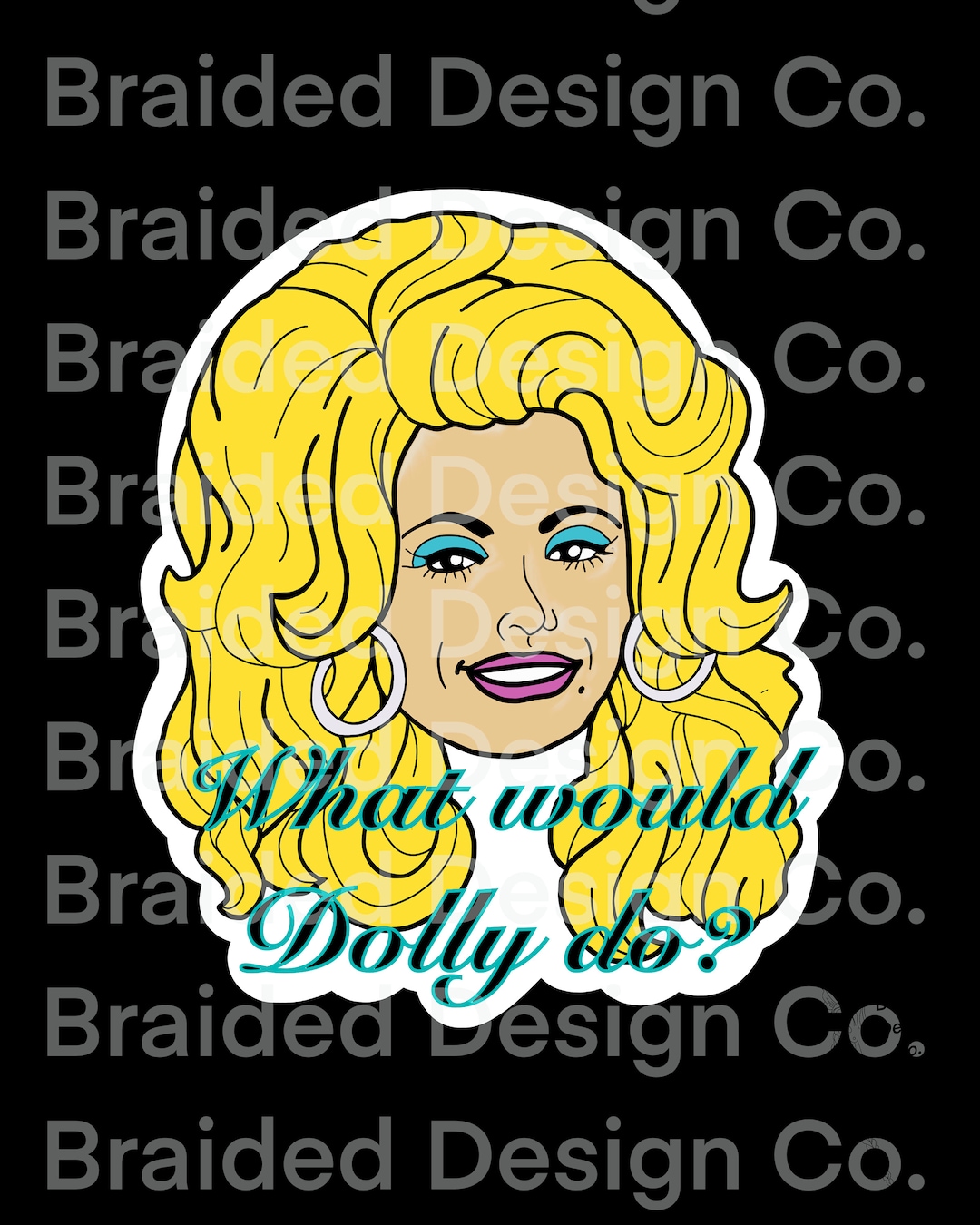 What Would Dolly Do PNG CLIPART Etsy