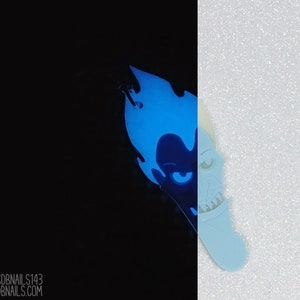 Hades Inspired Glow in the Dark Keychain