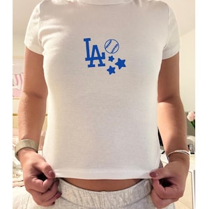 LA Dodgers Top | MLB Baseball Shirt | Women’s Dodgers Game Day Tee | LA Fan Apparel