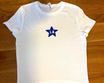 LA Star Top | Women’s Game Day Tee | LA Fan Apparel
