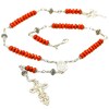 Sterling Silver Rosary Necklace Onyx 6mm Crucifix Miraculous Medal sterling-silver-rosary-necklace-onyx-6mm-crucifix-miraculous-medal