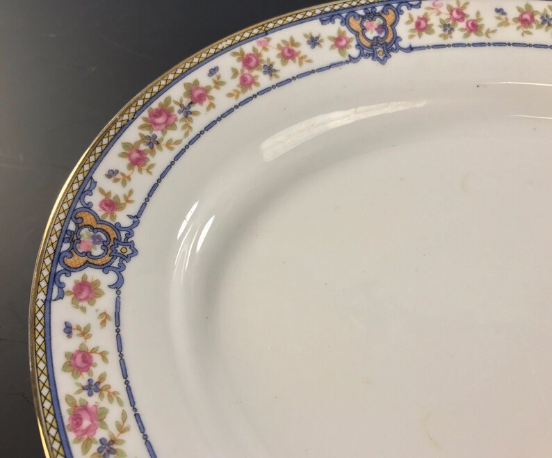 11.5 Oval Serving Platter NORITAKE NIPPON China The Malay Pattern Circa 1912-1