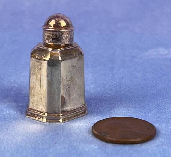 Sterling Silver MINIATURE TEA CADDY With Lid Metropolitan Museum of Art Dollhouse Size