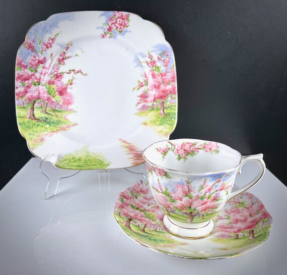 Royal Albert BLOSSOM TIME Trio - Plate, Cup, & Saucer