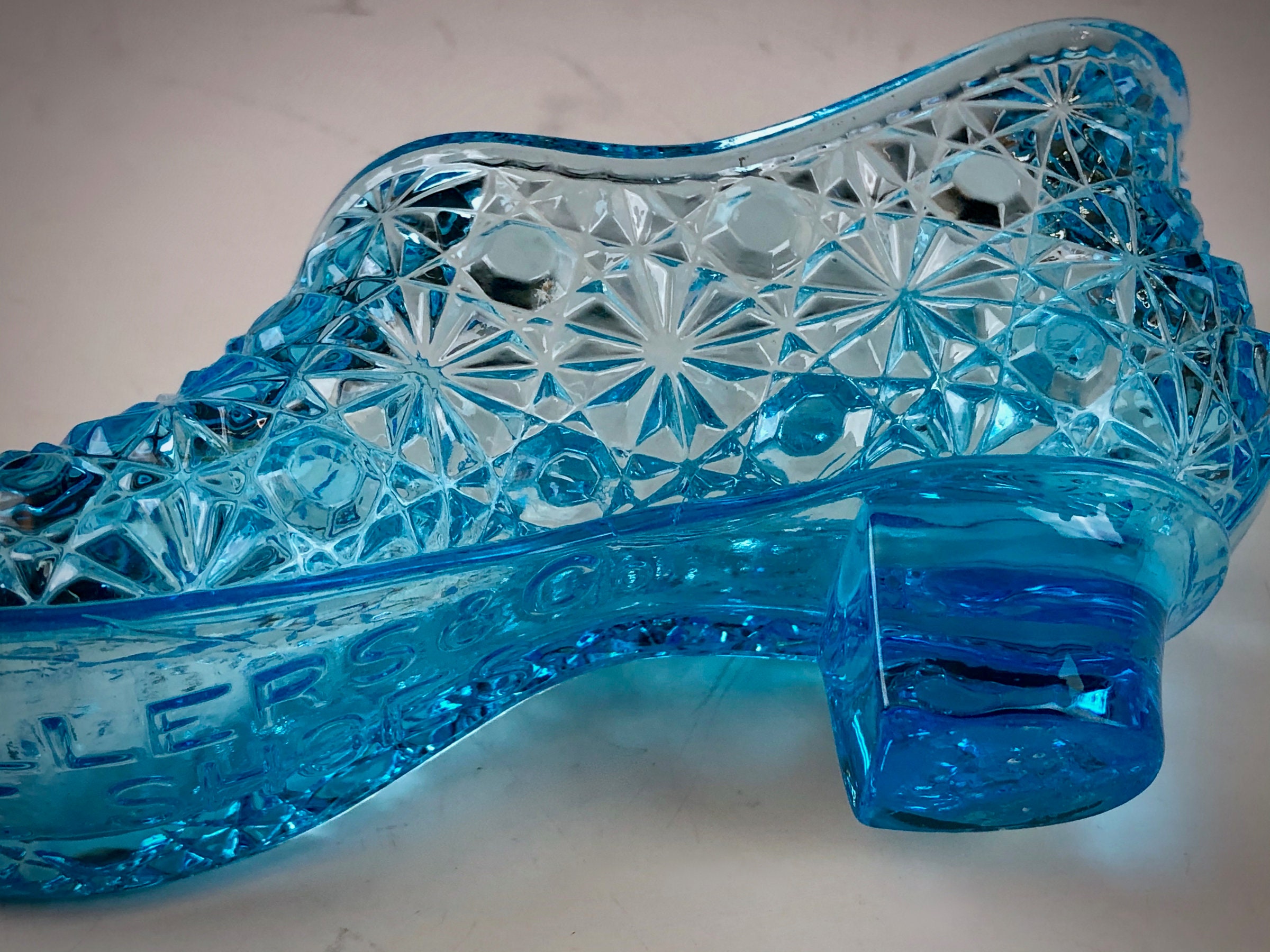 Fenton S.D. Sollers Fine Shoes Advertising Blue Shoe