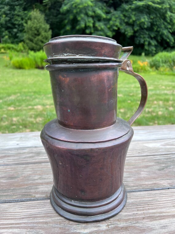 Earlier Antique Copper Water Carrier Pennsylvania Antique Collector's Estate