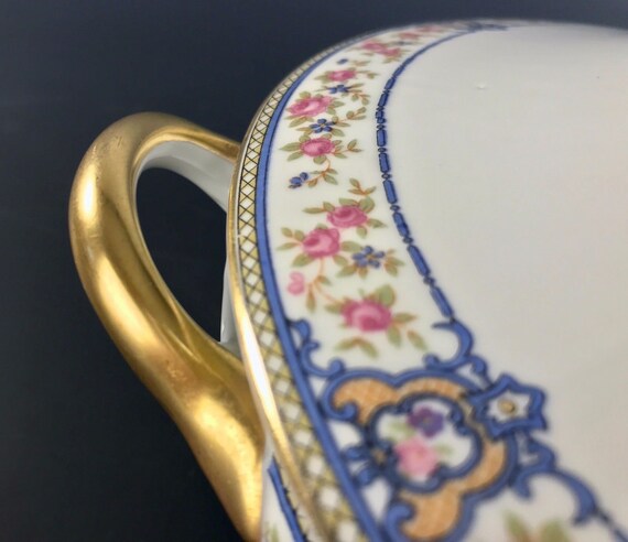 Antique NORITAKE NIPPON China "The Malay" Pattern Circa 1912 - 1 Round Covered Vegetable Serving Dish