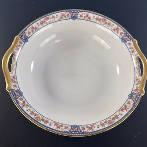 Antique NORITAKE NIPPON China &quot;The Malay&quot; Pattern Circa 1912 - 1 Open Vegetable Bowl