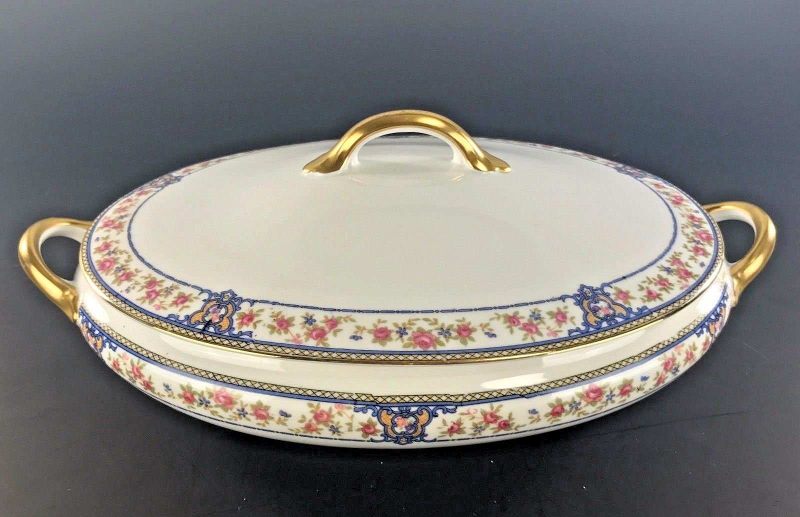 Antique NORITAKE NIPPON China The Malay Pattern Circa 1912 1 Oval