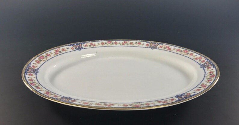 11.5 Oval Serving Platter NORITAKE NIPPON China The Malay Pattern Circa 1912-1