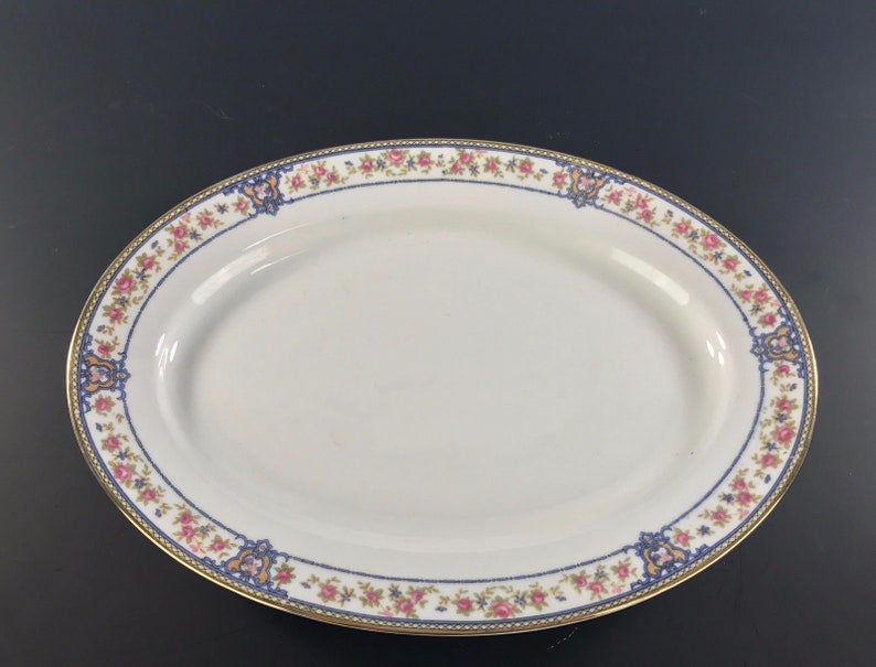11.5 Oval Serving Platter NORITAKE NIPPON China The Malay Pattern Circa 1912-1